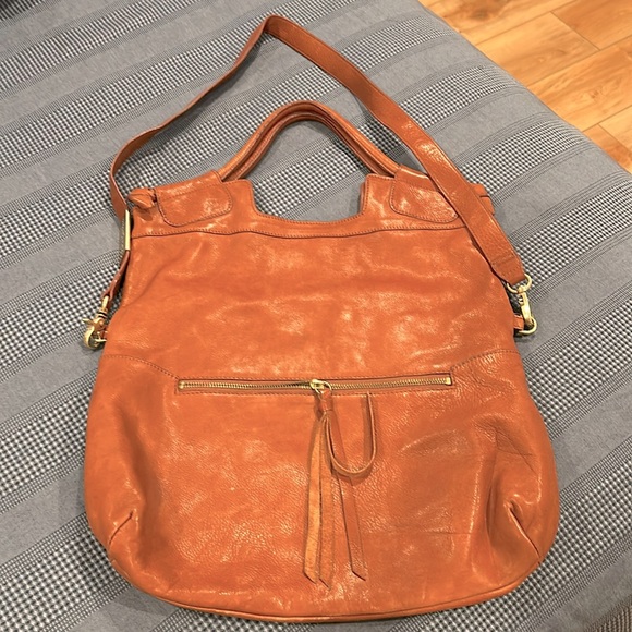Foley and Corinna Disco City bag purse leather brown - Picture 1 of 10